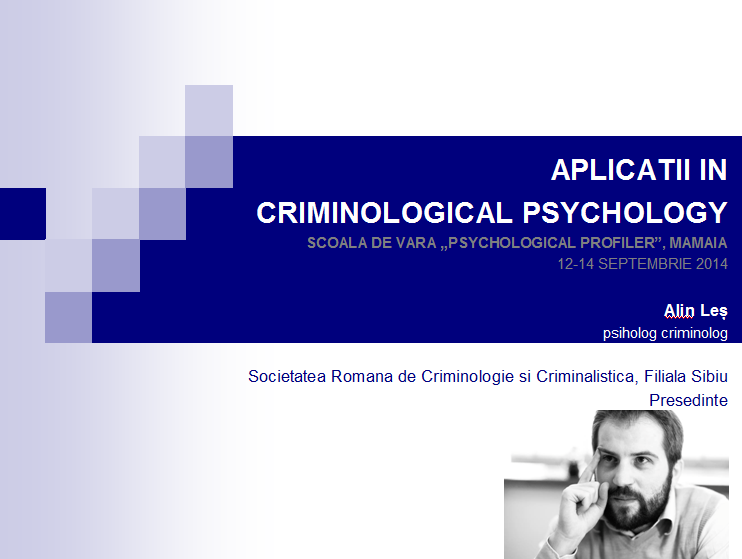 ALIN LES - scoala de vara psychological profiler mamaia 2014
