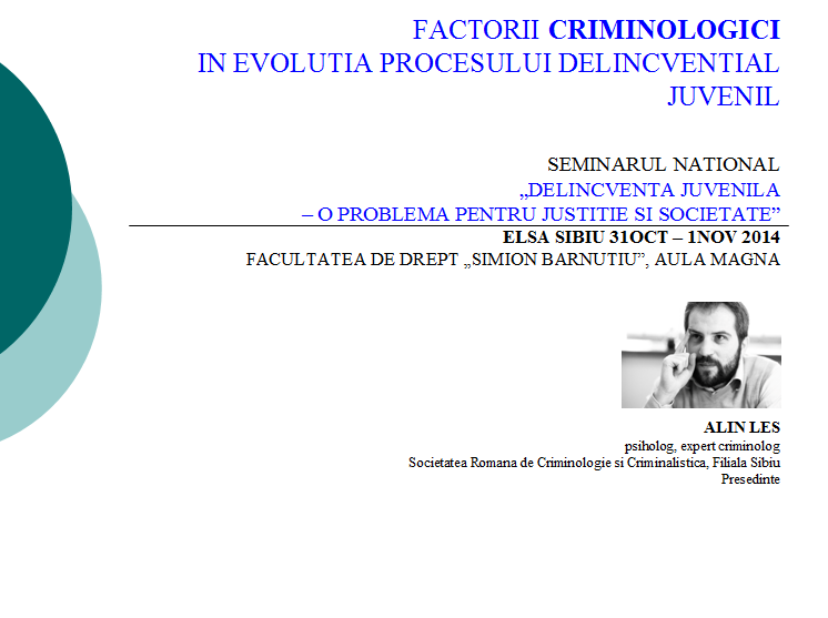Alin Les, Delincventa juvenila, ELSA 2014 (1)